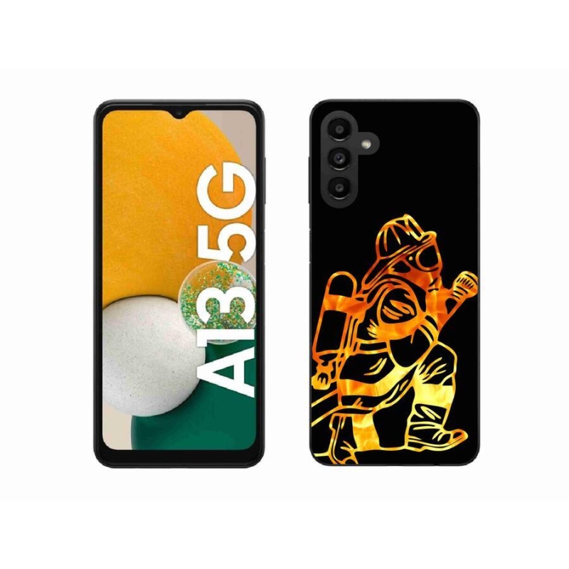 Gélový kryt mmCase na mobil Samsung Galaxy A13 5G - hasič 1