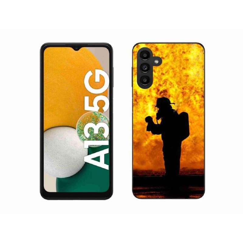 Gélový kryt mmCase na mobil Samsung Galaxy A13 5G - hasič