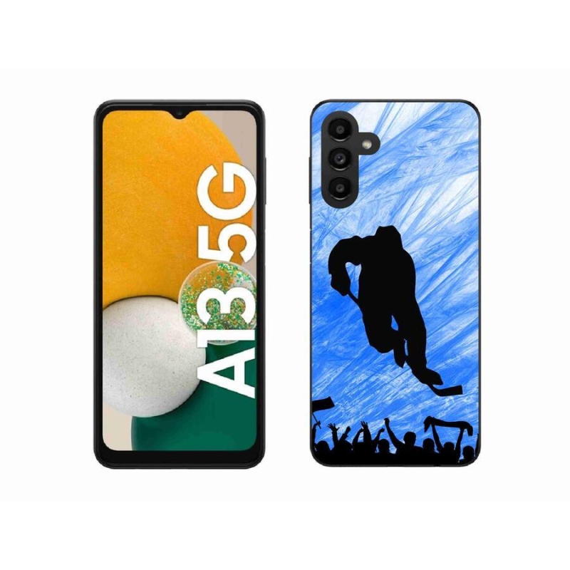 Gélový kryt mmCase na mobil Samsung Galaxy A13 5G - hokejový hráč
