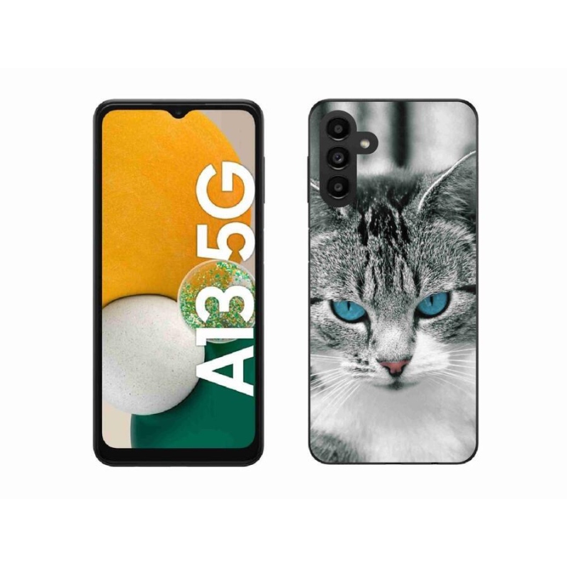 Gélový kryt mmCase na mobil Samsung Galaxy A13 5G - mačacie pohľad 1