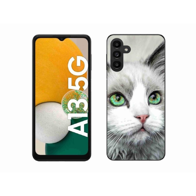 Gélový kryt mmCase na mobil Samsung Galaxy A13 5G - mačacie pohľad