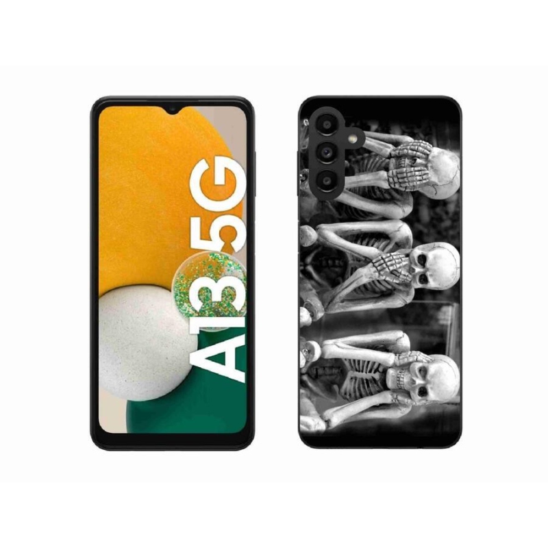 Gélový kryt mmCase na mobil Samsung Galaxy A13 5G - kostlivci