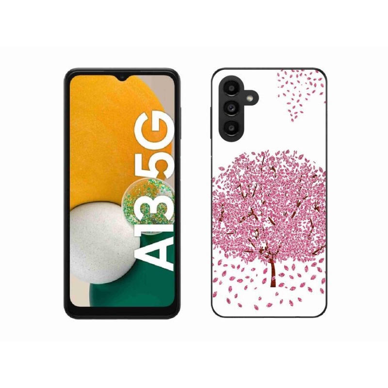 Gélový kryt mmCase na mobil Samsung Galaxy A13 5G - kreslený strom s listami
