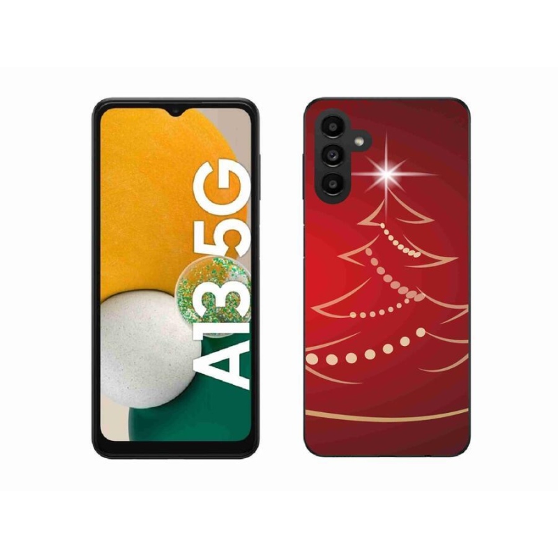 Gélový kryt mmCase na mobil Samsung Galaxy A13 5G - kreslený vianočný stromček