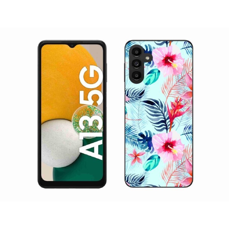 Gélový kryt mmCase na mobil Samsung Galaxy A13 5G - kvety