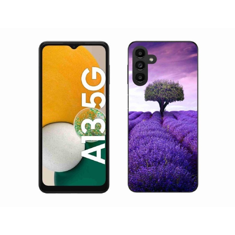 Gélový kryt mmCase na mobil Samsung Galaxy A13 5G - levanduľová lúka