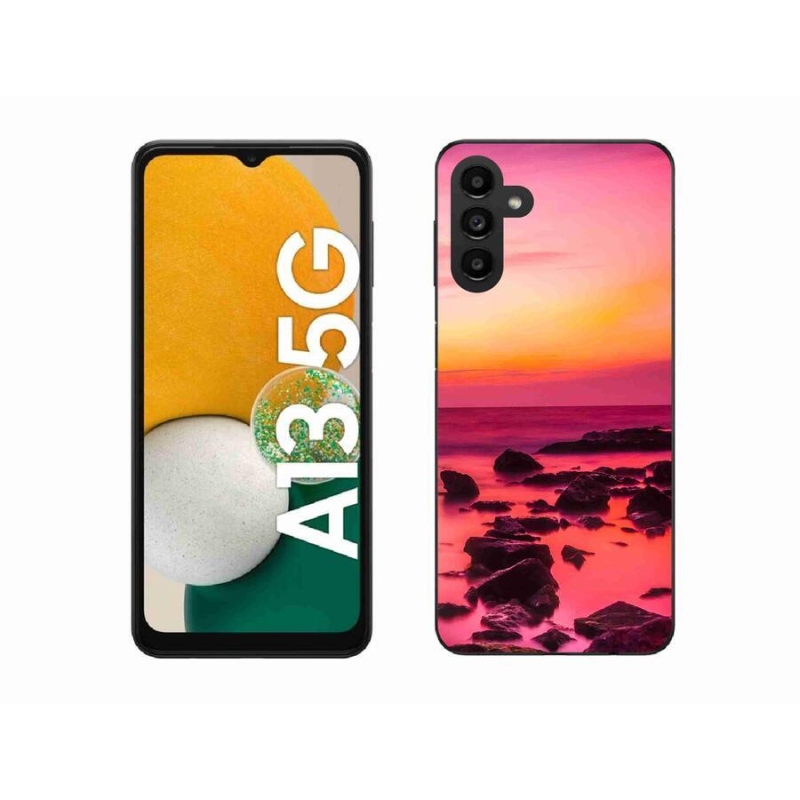 Gélový kryt mmCase na mobil Samsung Galaxy A13 5G - more a žiara
