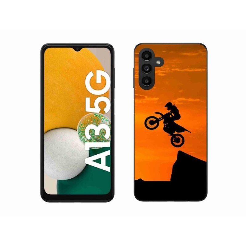 Gélový kryt mmCase na mobil Samsung Galaxy A13 5G - motocross