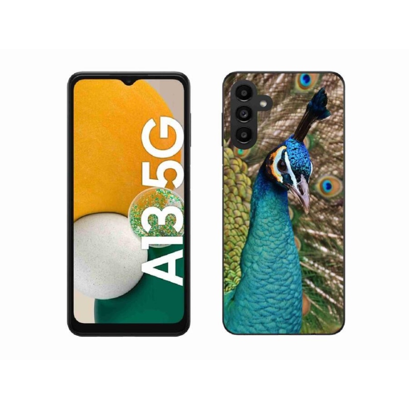 Gélový kryt mmCase na mobil Samsung Galaxy A13 5G - páv