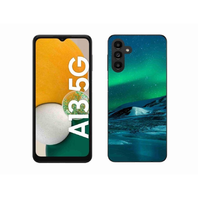 Gélový kryt mmCase na mobil Samsung Galaxy A13 5G - polárna žiara