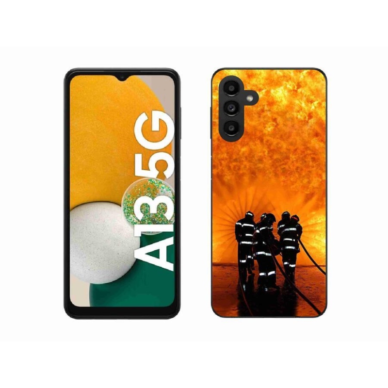 Gélový kryt mmCase na mobil Samsung Galaxy A13 5G - požiar