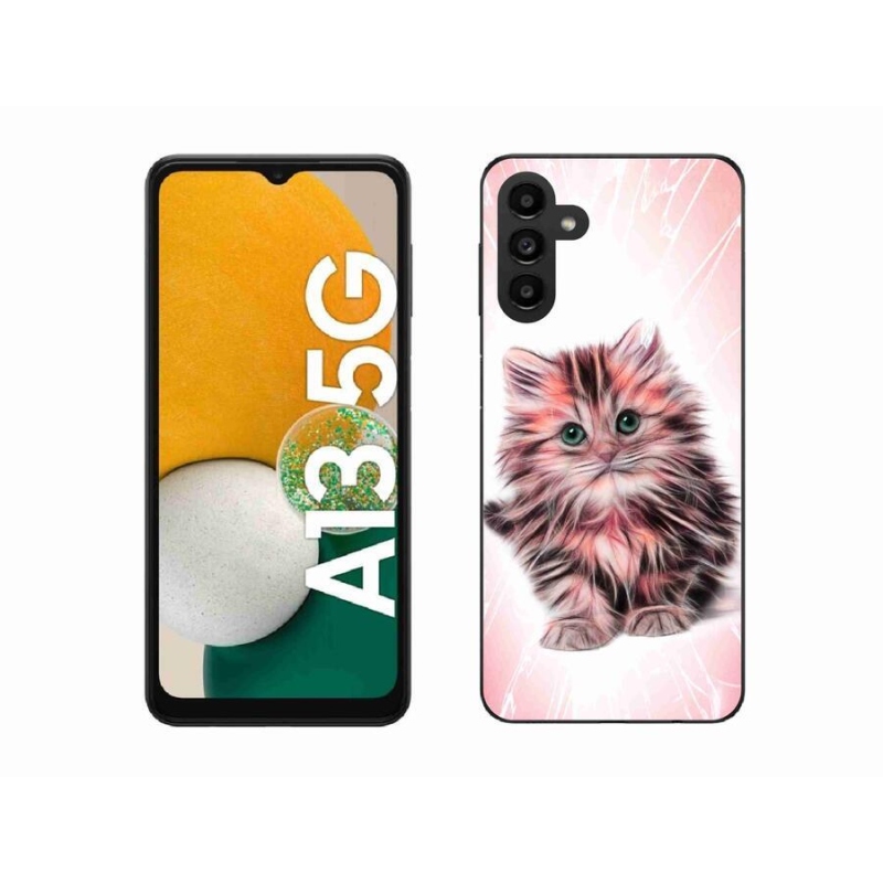Gélový kryt mmCase na mobil Samsung Galaxy A13 5G - roztomilé mačiatko