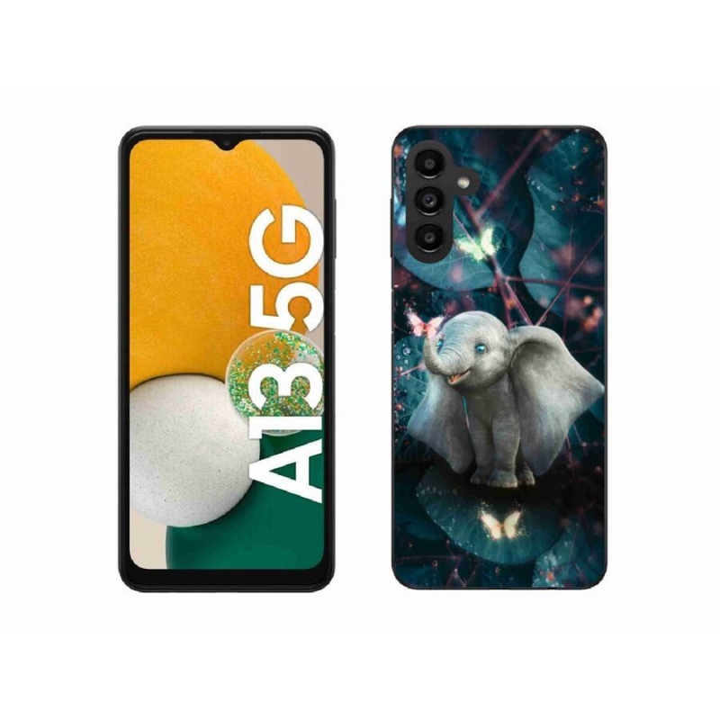 Gélový kryt mmCase na mobil Samsung Galaxy A13 5G - roztomilý slon