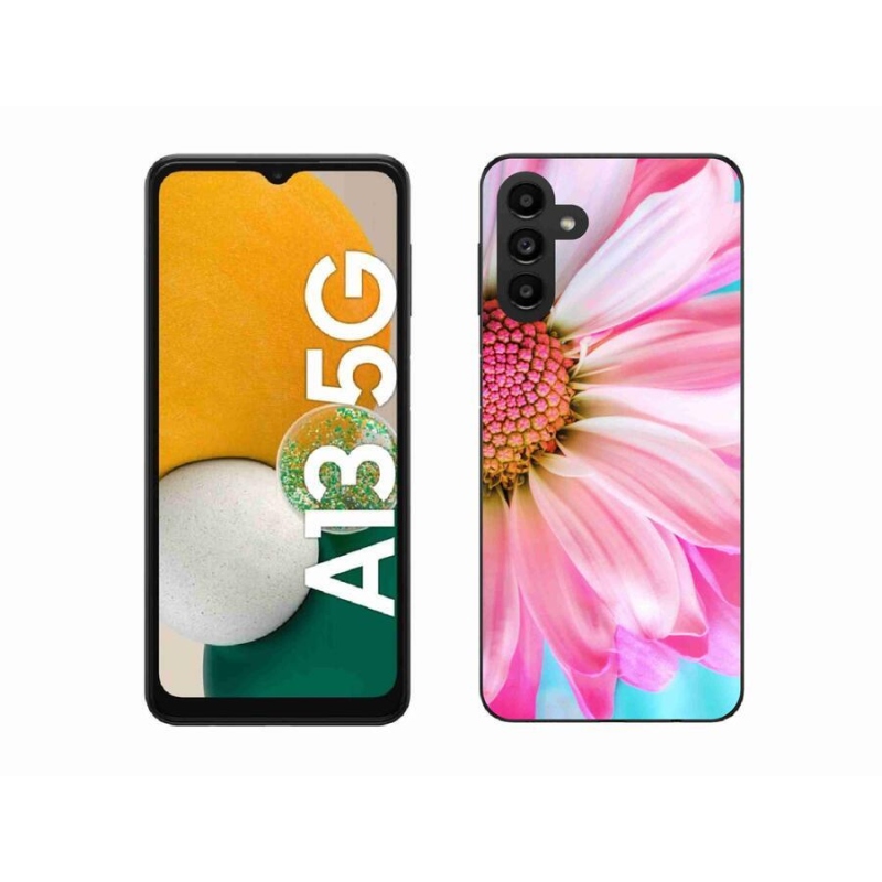 Gélový kryt mmCase na mobil Samsung Galaxy A13 5G - ružová kvetina