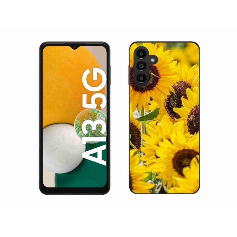 Gélový kryt mmCase na mobil Samsung Galaxy A13 5G - slnečnica