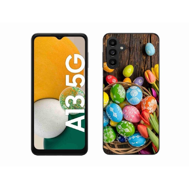 Gélový kryt mmCase na mobil Samsung Galaxy A13 5G - veľkonočné vajíčka