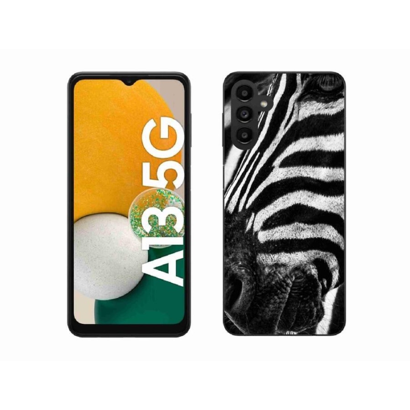 Gélový kryt mmCase na mobil Samsung Galaxy A13 5G - zebra