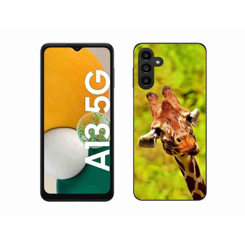 Gélový kryt mmCase na mobil Samsung Galaxy A13 5G - žirafa