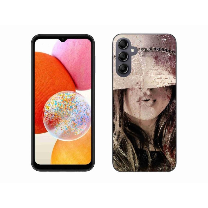 Gélový kryt mmCase na mobil Samsung Galaxy A14 4G/5G - dievča