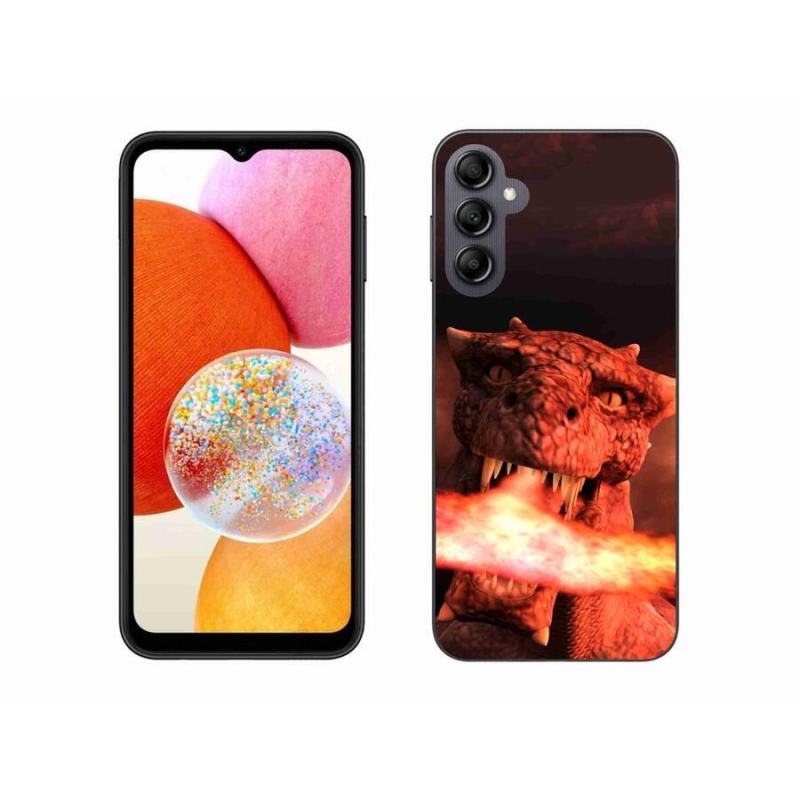 Gélový kryt mmCase na mobil Samsung Galaxy A14 4G/5G - drak