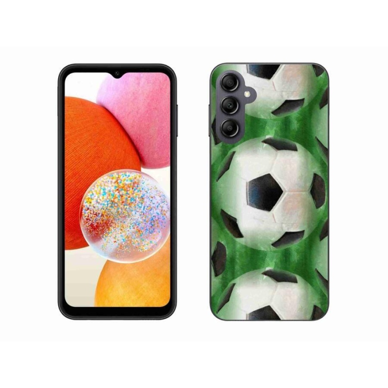 Gélový kryt mmCase na mobil Samsung Galaxy A14 4G/5G - futbalová lopta