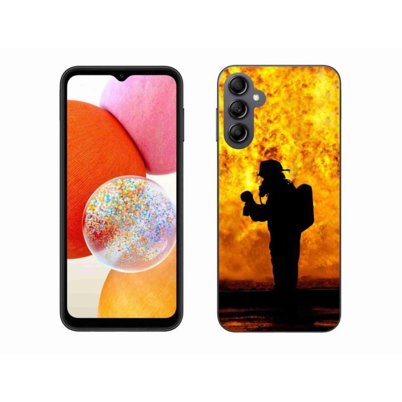 Gélový kryt mmCase na mobil Samsung Galaxy A14 4G/5G - hasič