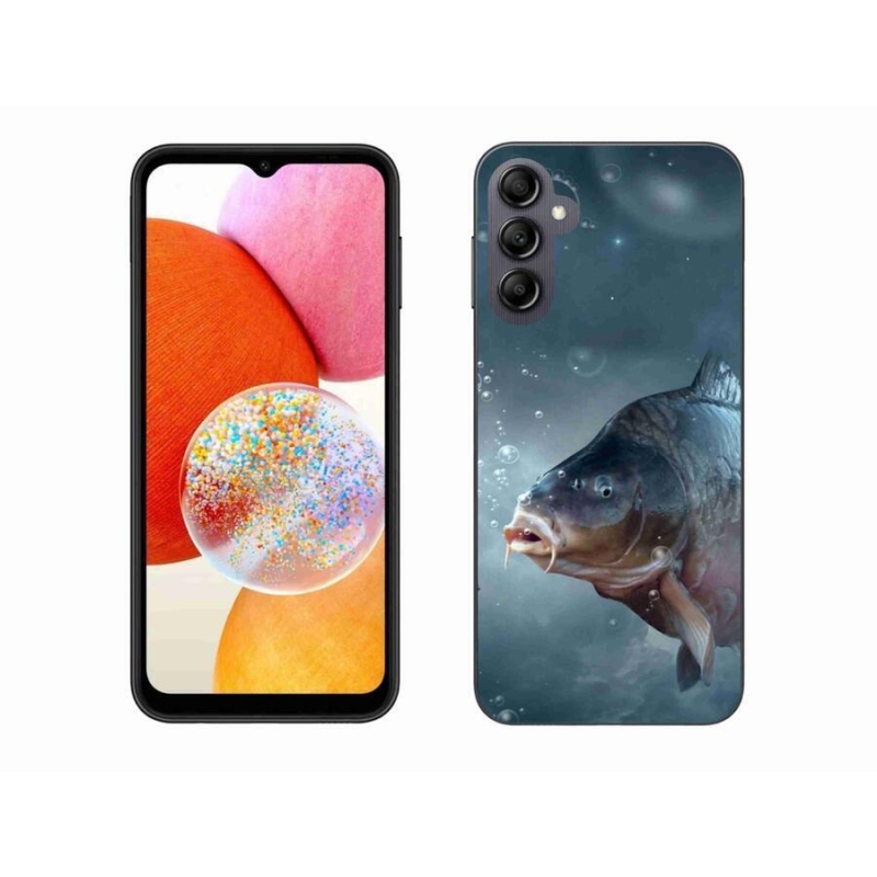 Gélový kryt mmCase na mobil Samsung Galaxy A14 4G/5G - kapor a bublinky