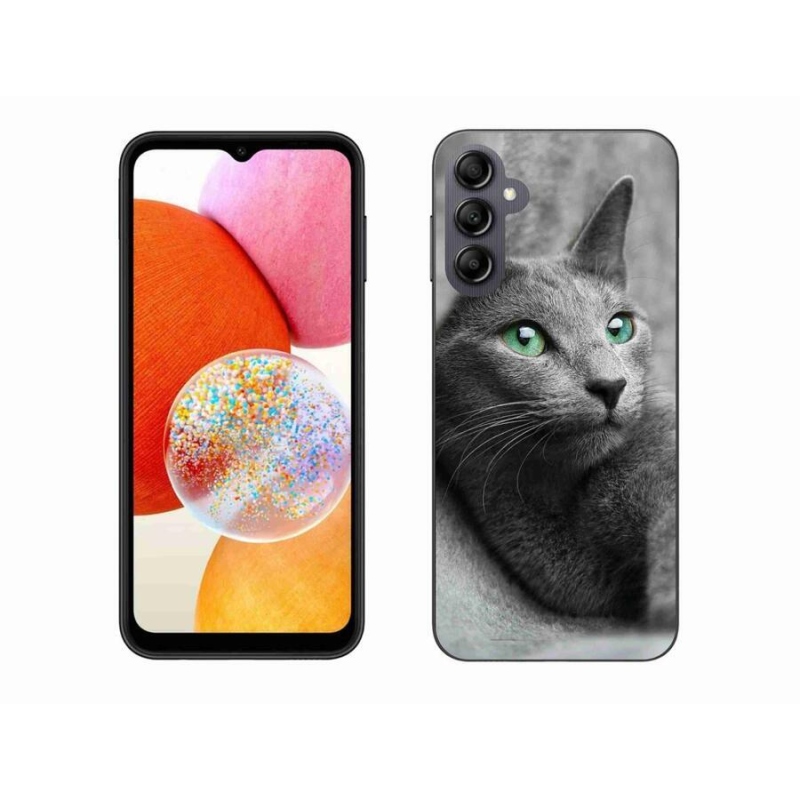 Gélový kryt mmCase na mobil Samsung Galaxy A14 4G/5G - mačka 2