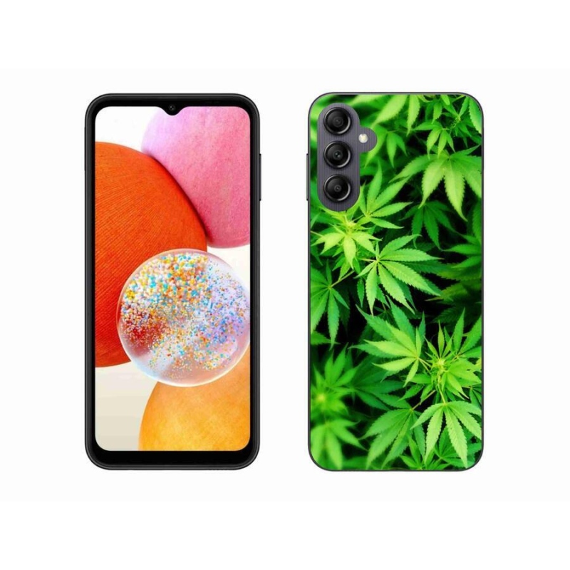 Gélový kryt mmCase na mobil Samsung Galaxy A14 4G/5G - konope 3
