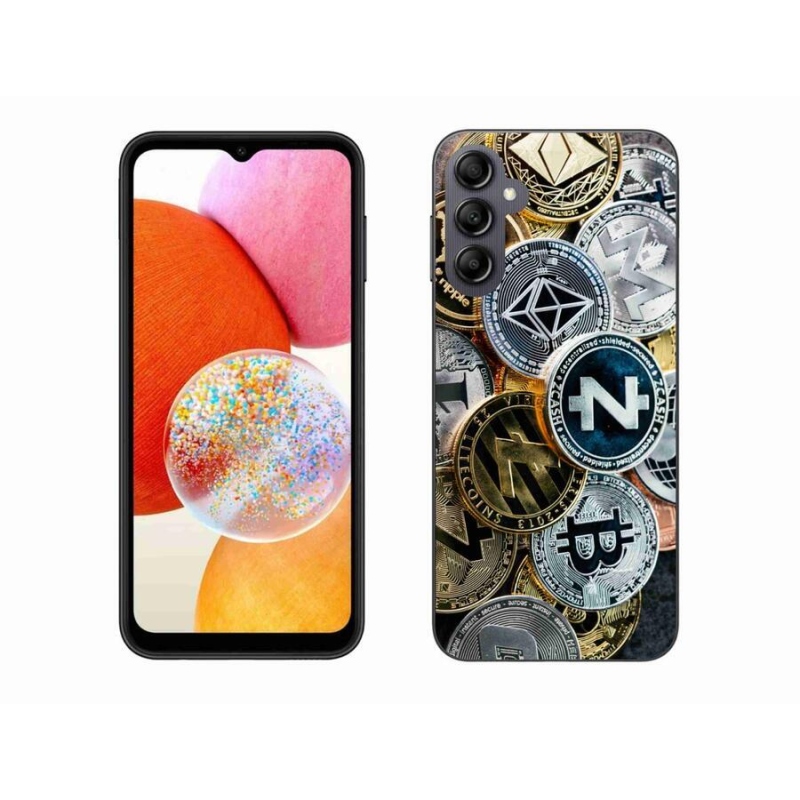 Gélový kryt mmCase na mobil Samsung Galaxy A14 4G/5G - kryptomeny