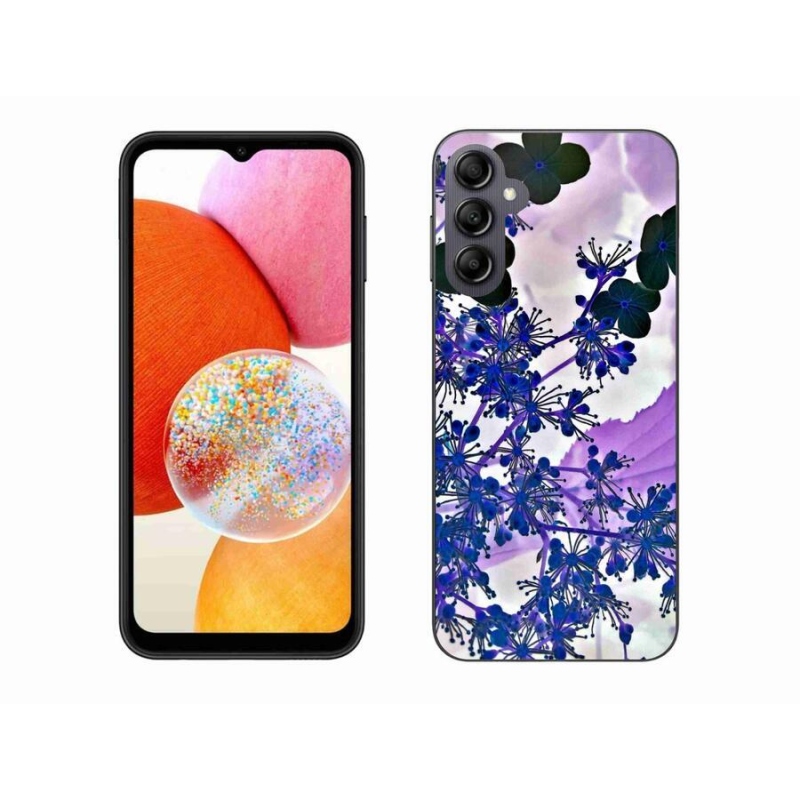Gélový kryt mmCase na mobil Samsung Galaxy A14 4G/5G - kvet hortenzie