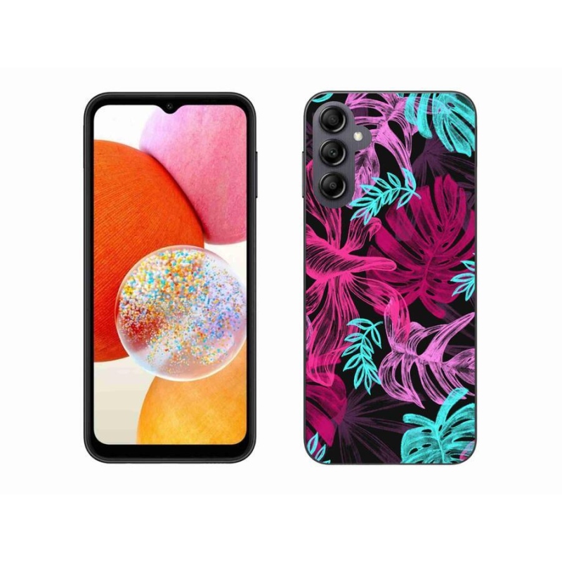 Gélový kryt mmCase na mobil Samsung Galaxy A14 4G/5G - kvety 1