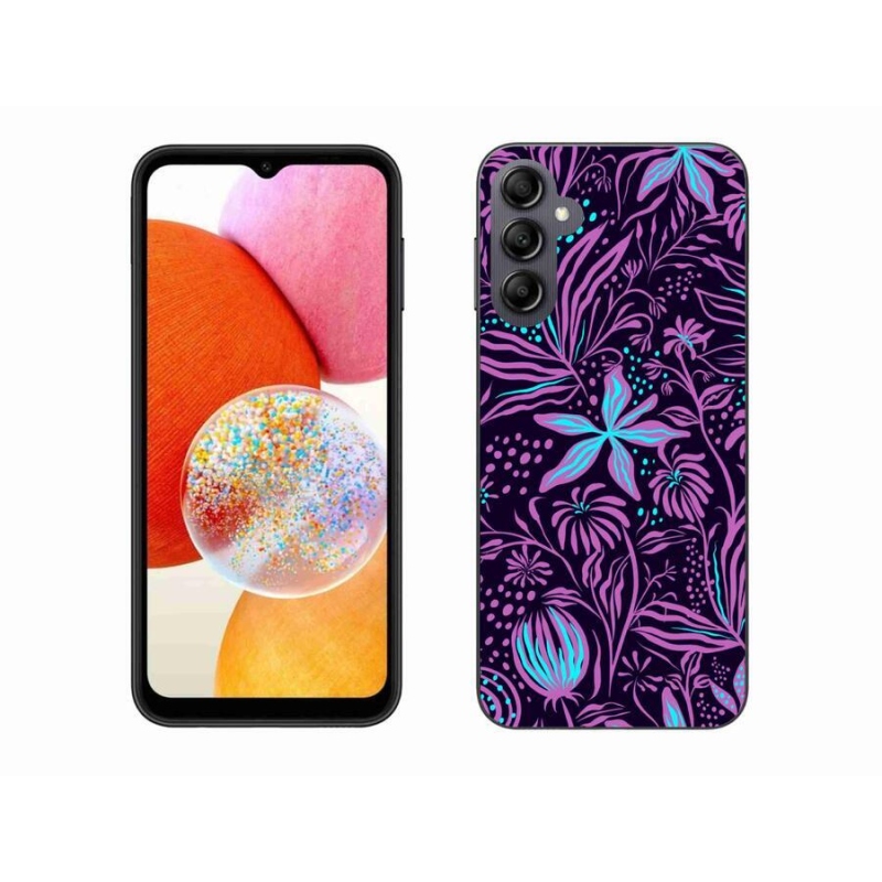 Gélový kryt mmCase na mobil Samsung Galaxy A14 4G/5G - kvety 2