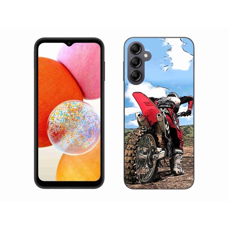 Gélový kryt mmCase na mobil Samsung Galaxy A14 4G/5G - moto