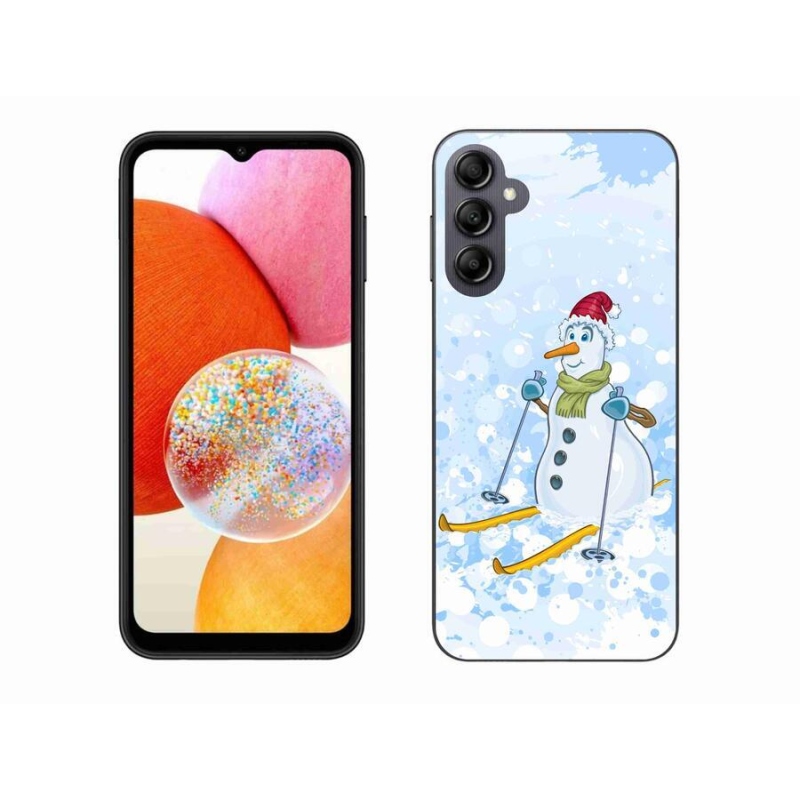 Gélový kryt mmCase na mobil Samsung Galaxy A14 4G/5G - snehuliak