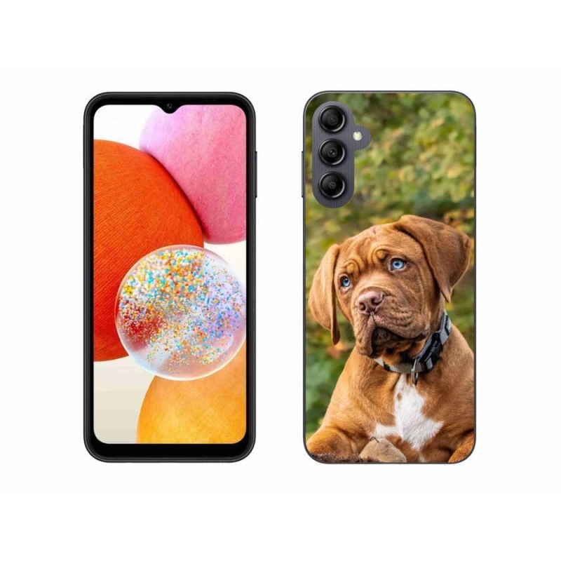 Gélový kryt mmCase na mobil Samsung Galaxy A14 4G/5G - šteňa