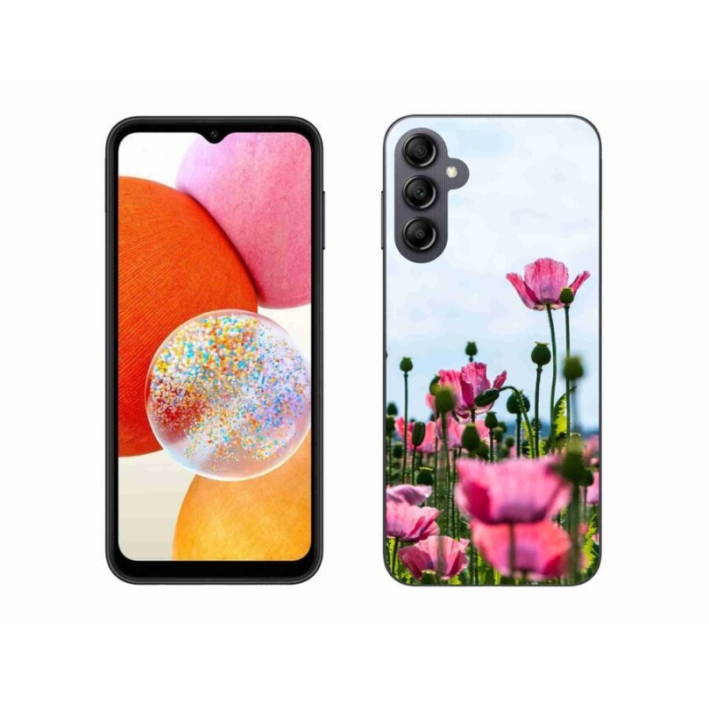 Gélový kryt mmCase na mobil Samsung Galaxy A14 4G/5G - vlčí mak