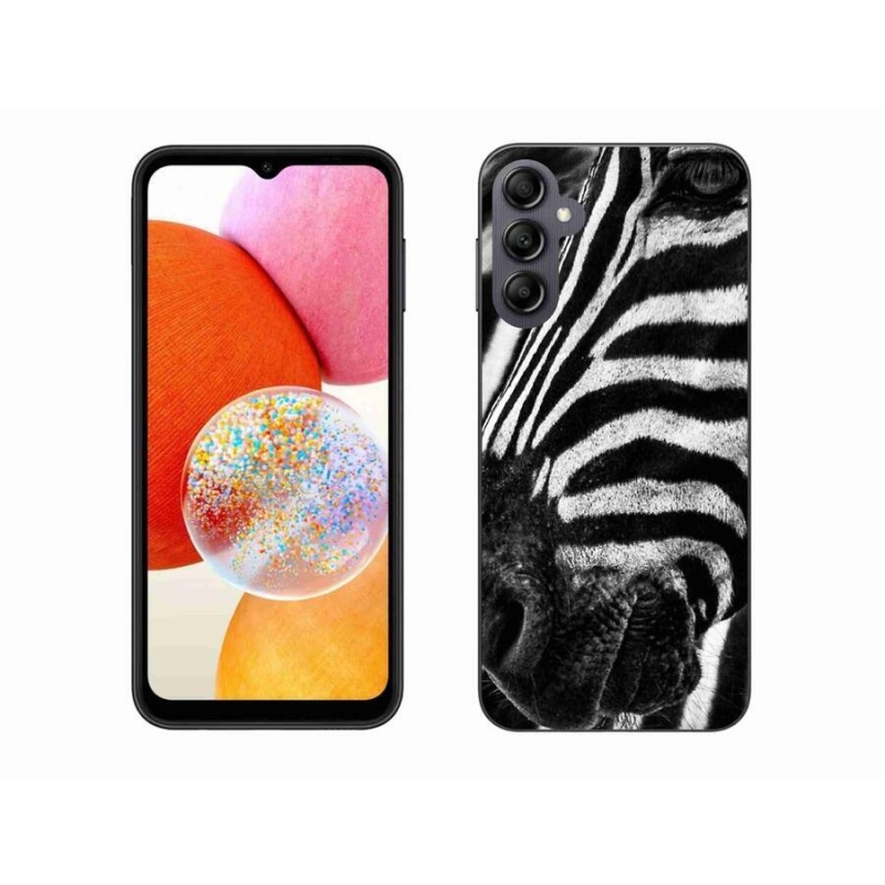 Gélový kryt mmCase na mobil Samsung Galaxy A14 4G/5G - zebra