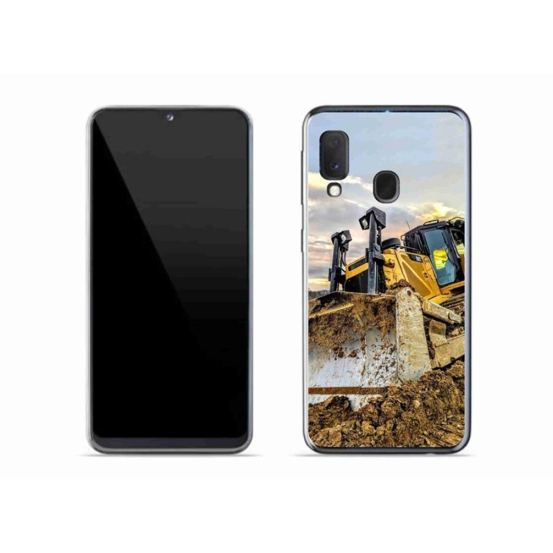 Gélový kryt mmCase na mobil Samsung Galaxy A20e - bager