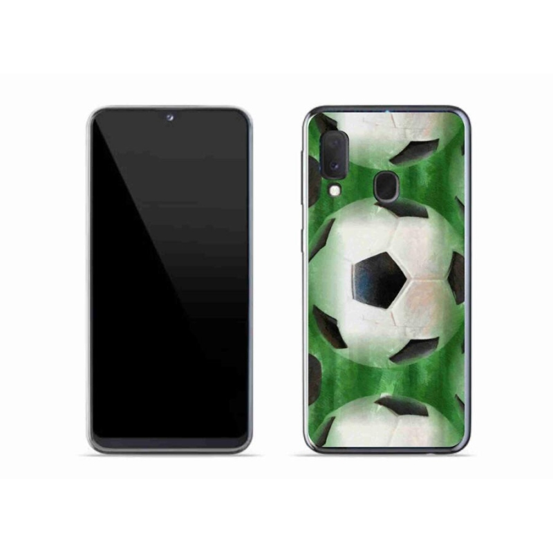 Gélový kryt mmCase na mobil Samsung Galaxy A20e - futbalová lopta