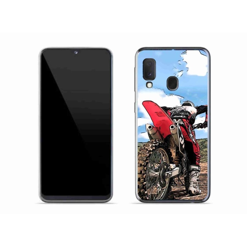 Gélový kryt mmCase na mobil Samsung Galaxy A20e - moto