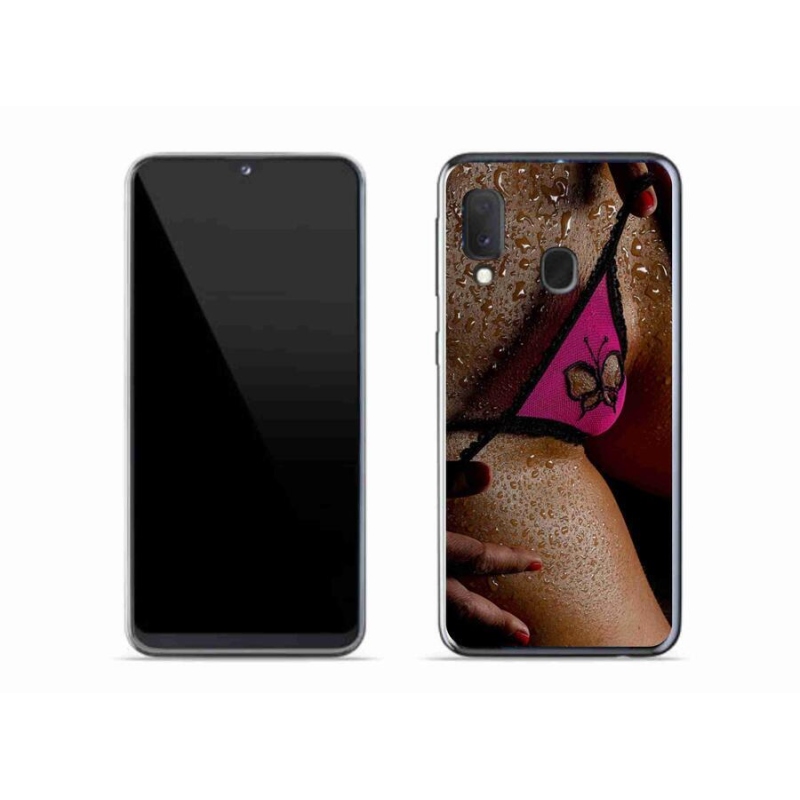 Gélový kryt mmCase na mobil Samsung Galaxy A20e - sexy žena