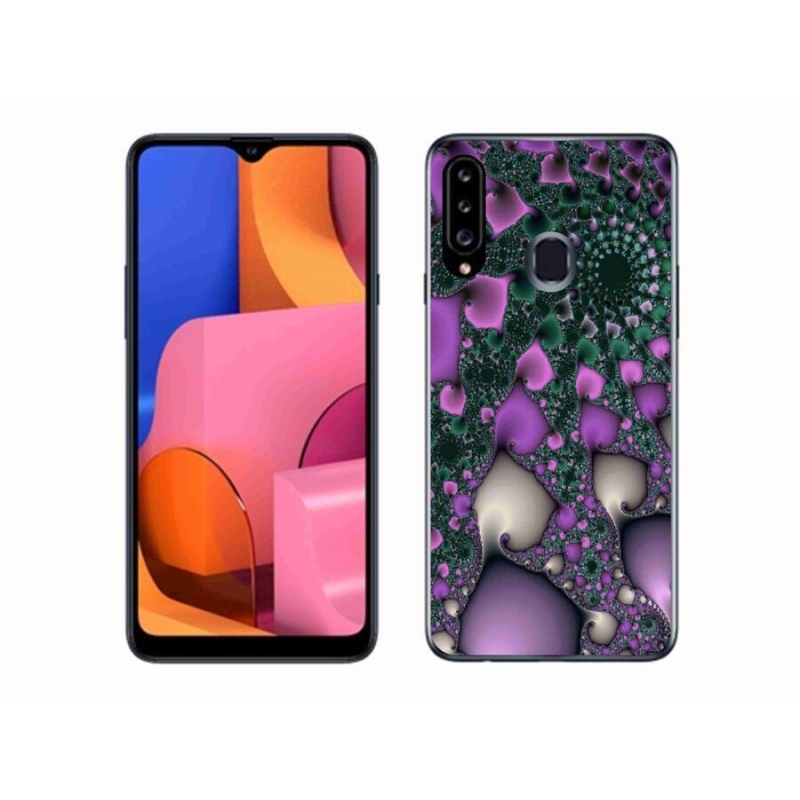 Gélový kryt mmCase na mobil Samsung Galaxy A20s - abstrakt 7