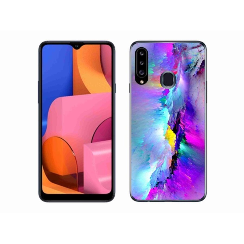 Gélový kryt mmCase na mobil Samsung Galaxy A20s - abstrakt