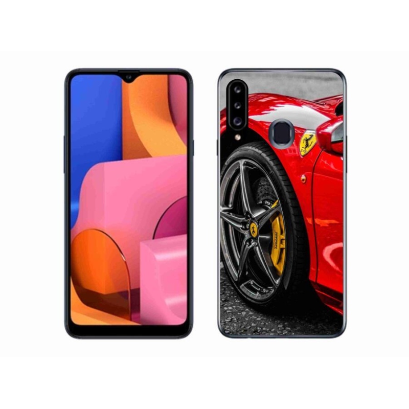 Gélový kryt mmCase na mobil Samsung Galaxy A20s - auto 1