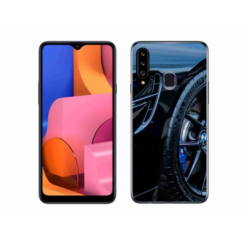 Gélový kryt mmCase na mobil Samsung Galaxy A20s - auto 2