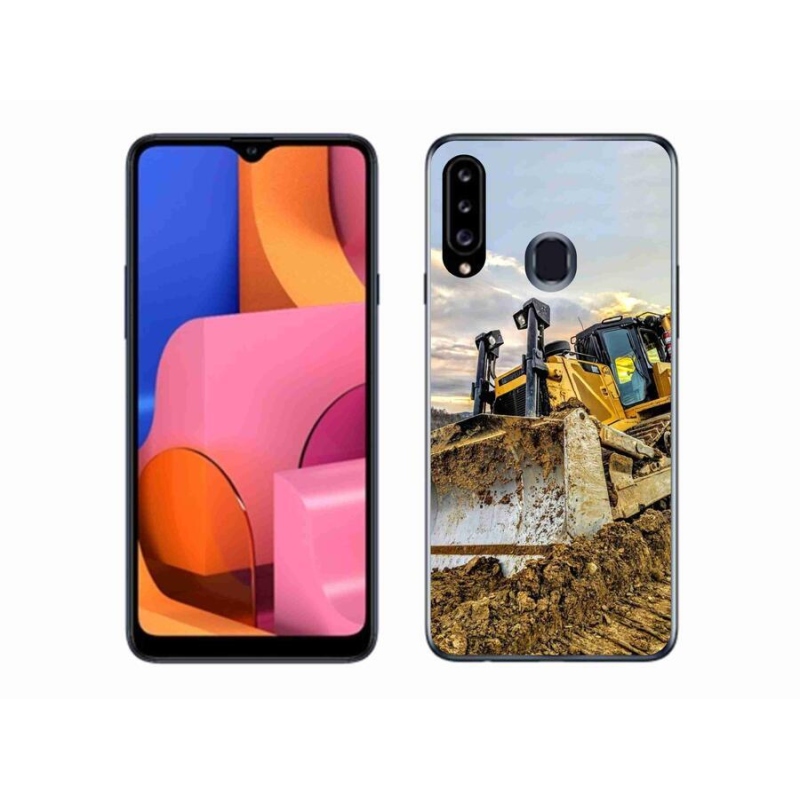 Gélový kryt mmCase na mobil Samsung Galaxy A20s - bager