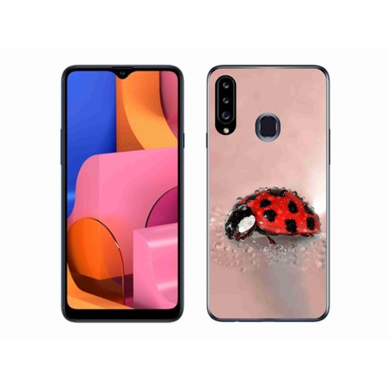 Gélový kryt mmCase na mobil Samsung Galaxy A20S - lienka