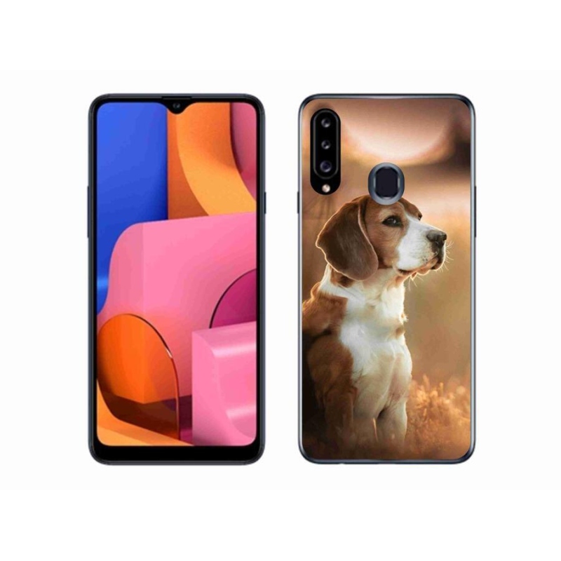 Gélový kryt mmCase na mobil Samsung Galaxy A20s - bígl