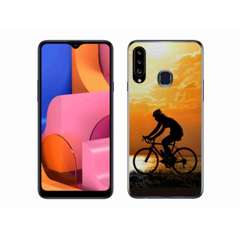 Gélový kryt mmCase na mobil Samsung Galaxy A20s - cyklovýlety